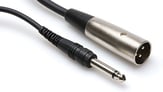 MICROPHONE CABLE 20 FT MALE TR TO QUARTER INCH FEMALE JACK